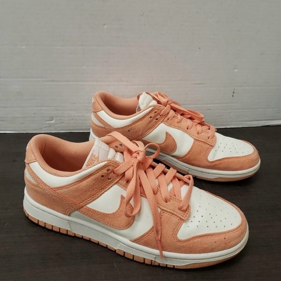 Nike Women's Coral and White Sneakers - Picture 3 of 5